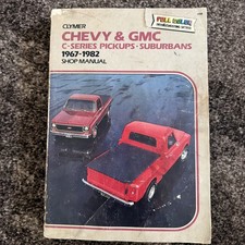 Chevy GMC Service Repair Shop Maintenance Manual C10 C20 Square Body C1500 C15