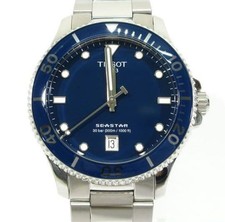 TISSOT Seastar 1000 40mm Quartz Blue Dial Mens Watch T120.410.11.041.00