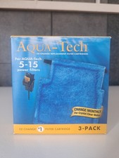 NEW AquaTech EZ-Change 1 Filter Cartridge for 5-15 Filters 3 Pack - opened box