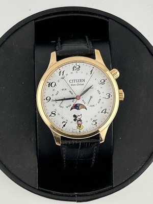 Mickey Mouse Collection Moon Phase Eco-Drive Watch Citizen AP1053-15W Disney