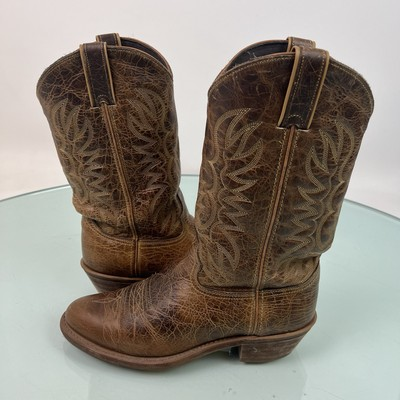 #ad Men s Abilene Distressed Brown Cowhide 12quot; Distressed Brown Cowhide Sz 9D 6454 $39.99