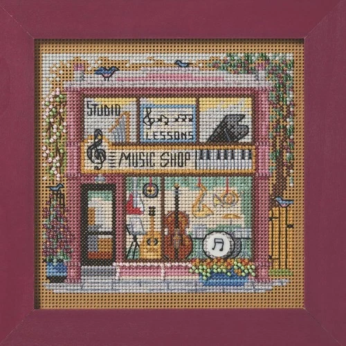 MILL HILL Buttons Beads Kit Counted Cross Stitch MUSIC SHOP MH14-2611