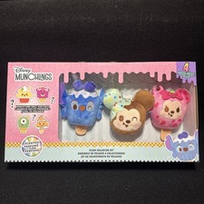 Disney Munchlings Plush Collectors Edition Set Of 4 Mystery Scented plushy 