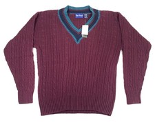 VTG  Par Four V Neck Golf Sweater  Size XLT Ramie Cotton Blend  NWT