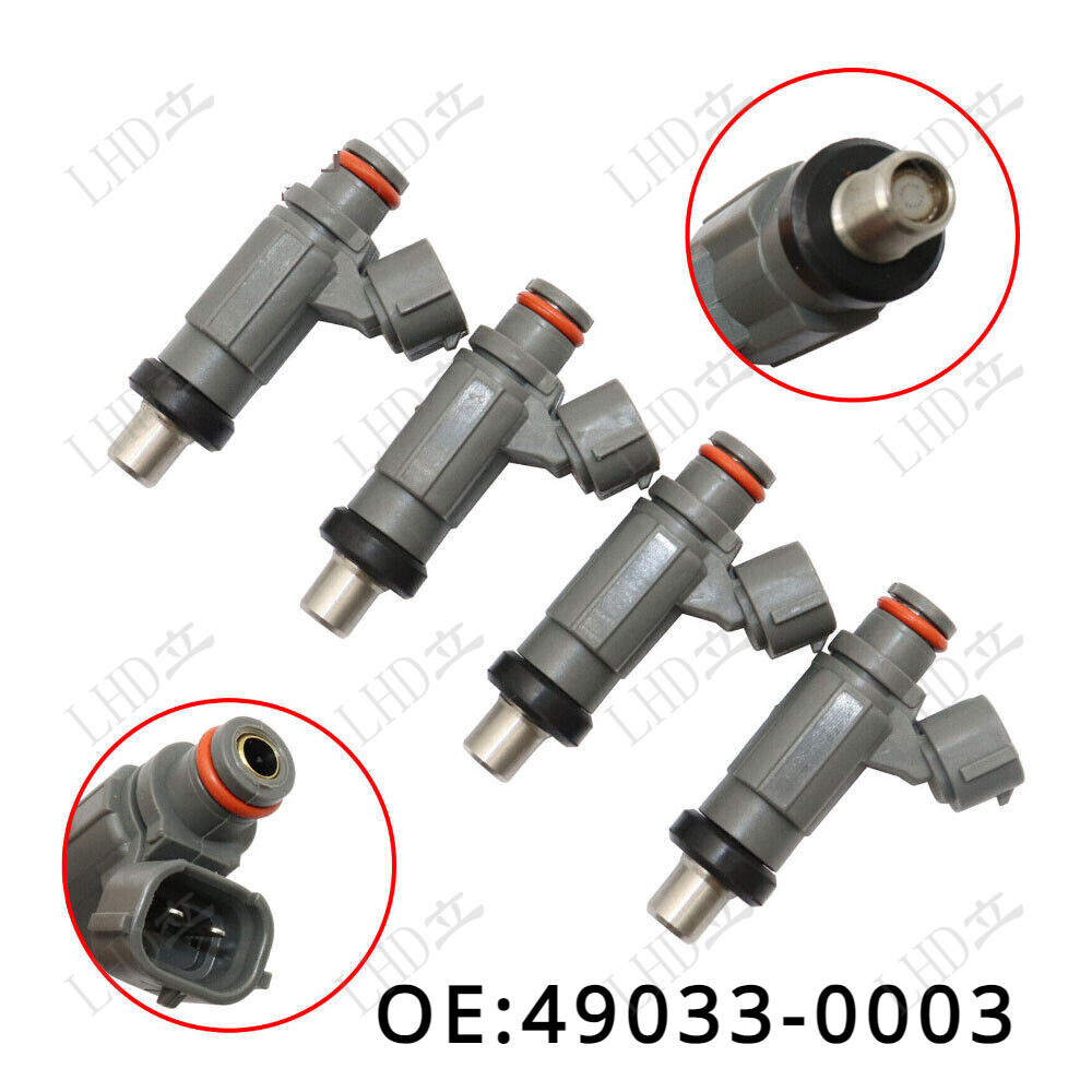 4 Pcs Fuel Injector 49033-0003 For 2004 2005 Kawasaki ZX10R 4 Pcs Fuel Injector 49033-0003 For 2004 2005 Kawasaki ZX10R