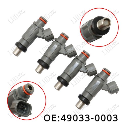 4 Pcs Fuel Injector 49033-0003 For 2004 2005 Kawasaki ZX10R ZX12R Ninja VN2000. - Picture 1 of 7