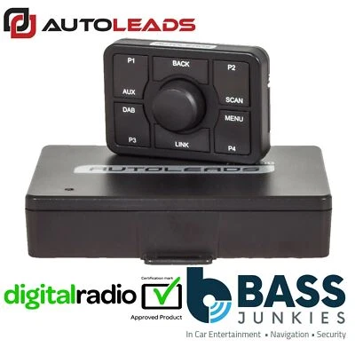 Autoleads ADI-100 Universal DAB DAB+ AUX In Car Add On DAB Receiver & Aerial