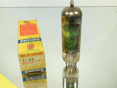 one boxed radio TSF tube vintage EL83 Philips NOS & NIB | eBay