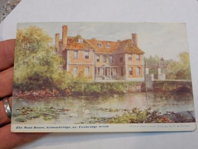 BOOT HAUS GROOMBRIDGE POSTKARTE ORIGINAL Artikel T8T1