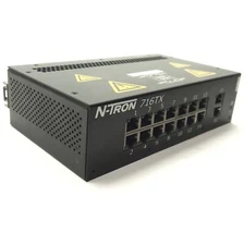 N-Tron 716TX Managed Industrial Ethernet Switch, 16-Port 10/100Mbps, 10-30VDC