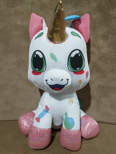 Crayola Hallmark Deluxe 12" Color 'N Plush Unicorn - Draw, Wash and Reuse  - Picture 3 of 6