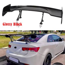 For Kia Forte Koup 46 Gt Rear Trunk Spoiler Wing Gloss Black Chin For Kia Forte Koup 46 Gt Rear Trunk Spoiler Wing Gloss Black Chin