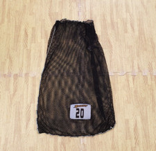 Anaheim Ducks #20 Pro Stock Laundry Bag ~ NHL Hockey Black Equipment Clothing