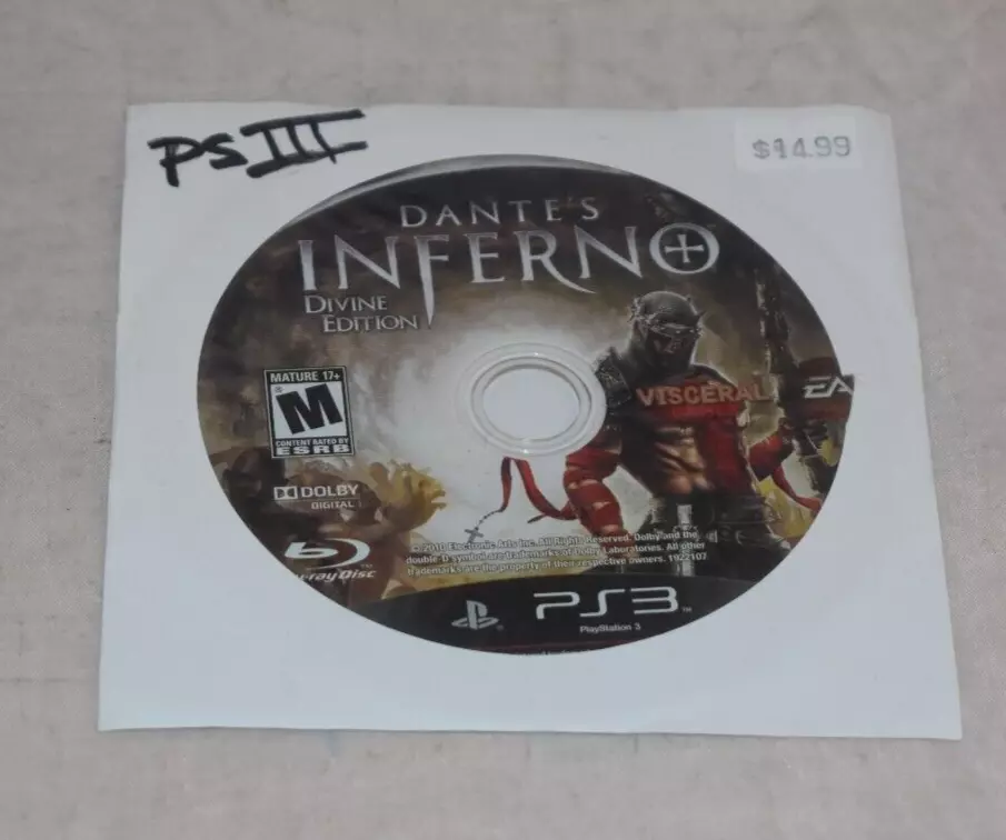 Dante's Inferno Divine Ed PS3 PlayStation 3 AD - (See Pics)