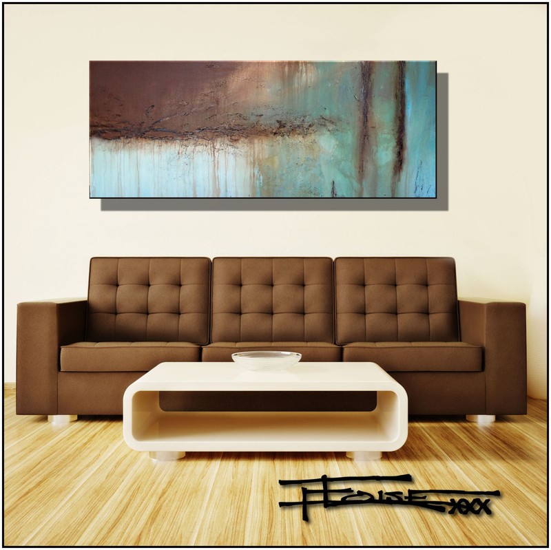 ABSTRACT MODERN PAINTING CANVAS WALL ART Large Framed  US  ELOISExxx