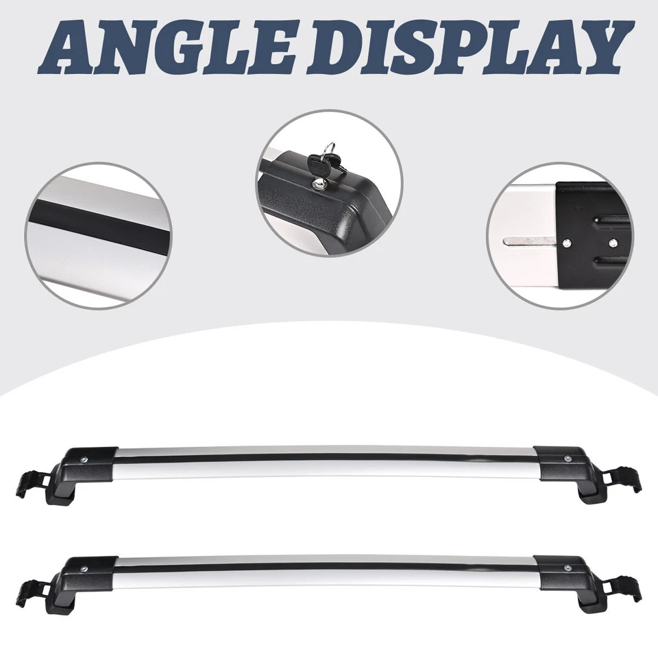 For Infiniti Q70 Sedan Roof Rack Cross Bars Luggage Cargo Carrier Lock kayak DP Foto 4 de 4