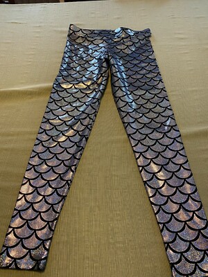 Women's BlackMilk Mermaid Gray Leggings NWOT Large