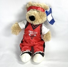 1997 Chicago Bulls NBA Plush Bear with Tag JORDAN 13  Benny Mascot VTG RARE SEE