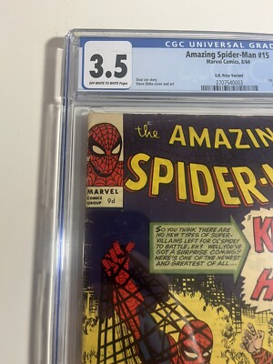 Amazing Spider-Man 15 CGC 3.5 Pence Edition | eBay