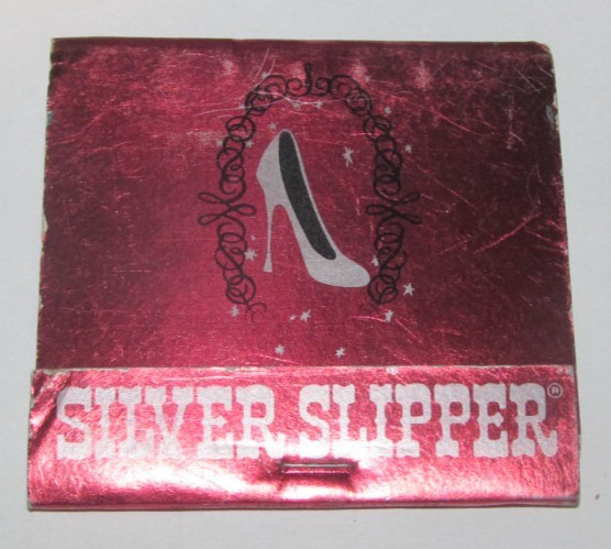 VINTAGE Matchbook Silver Slipper Gambling Hall & Saloon Las Vegas Nevada NV