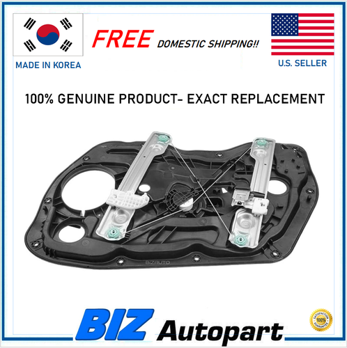 A-Premium Front Left Power Window Regulator With 2-Pin Motor Compatible With Hyundai Elantra 2011-2016 Front Driver Side, Sedan Only(Built In USA