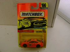 1996 MATCHBOX SUPERFAST #66 RACING 33 OPEL CALIBRA DTM RALLY CAR NEW ON CARD