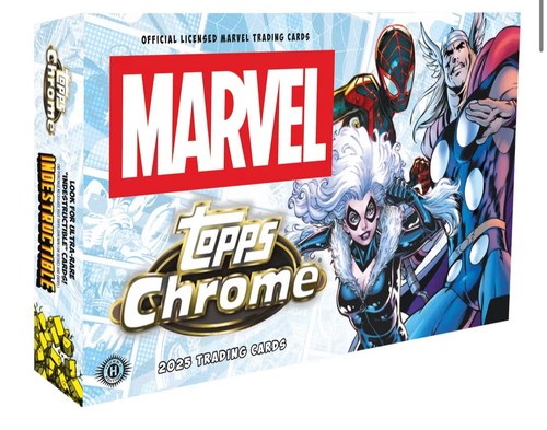 2025 Topps Marvel Comics Chrome Hobby Box Confirmed preOrder BRAND NEW SEALED