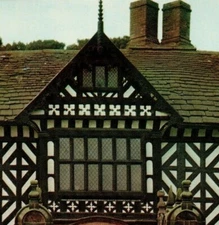 Speke Hall Liverpool UK Postcard Merseyside County Museums Tudor Manor 