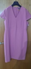 Jaeger Dress Size 16 Pink Shift Lined Business Work Occasion. BNWT