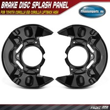 2x Brake Disc Splash Shield Front for Toyota Corolla E12 Corolla Liftback Wish