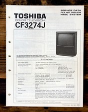 Toshiba CF3274J TV Service Manual Original 
