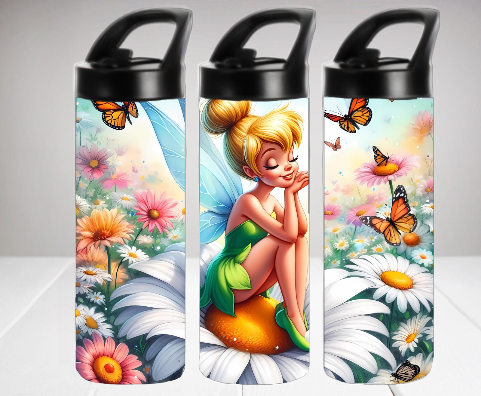 Tinker Bell Daisy Inspired 20 oz Stainless Steel Insulated W