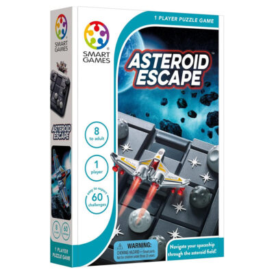 Smart Games | Asteroid Escape Puzzle Spiel | 60 einfache Herausforderungen für Experten | 8+ Jahre