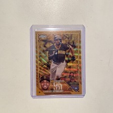 2023 Topps Chrome Gilded Xander Bogaerts Wave Gold Etch Refractor #51/75 (DY)