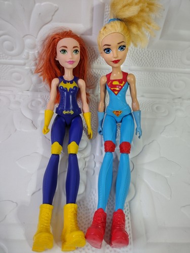 DC Super Hero Girls Dolls Supergirl And Batgirl DC Comics 2015 Mattel - Picture 2 of 20