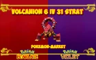 Pokemon Ecarlate Pokemon Violet : Volcanion fabuleux 6 IV 31 lvl 100