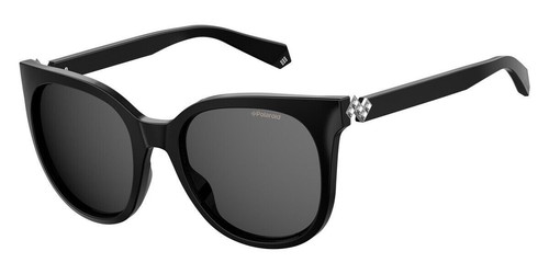 Polaroid Pld 4062/S/X 0807 Black Plastic Frame Grey Polarized Lens Sunglasses - Picture 2 of 8
