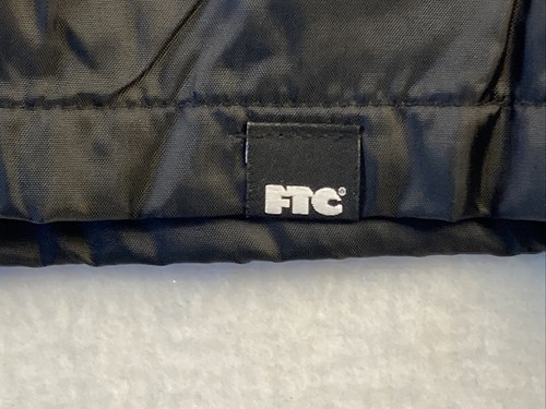 FTC Skateboarding Windbreaker Medium Snap Up Black Light Weight Jacket NWOT New - Picture 3 of 20