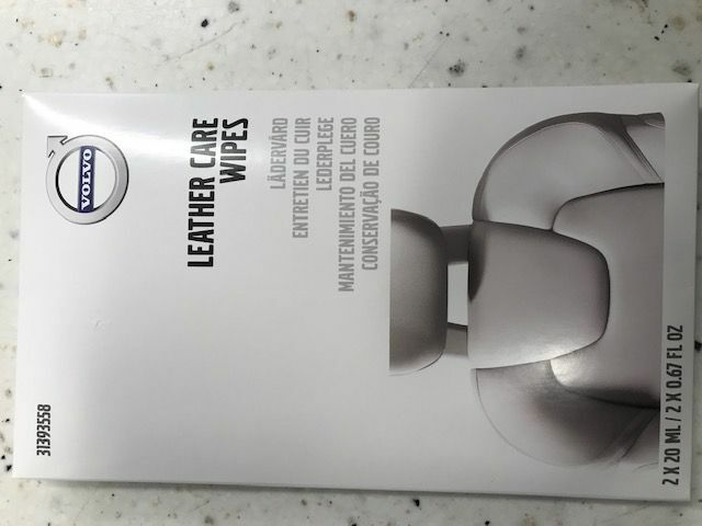 Volvo leather care