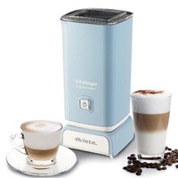 Retro Milk Frother, Easy Pour Spout, Easy Clean, Blue, Ariete 2878/05