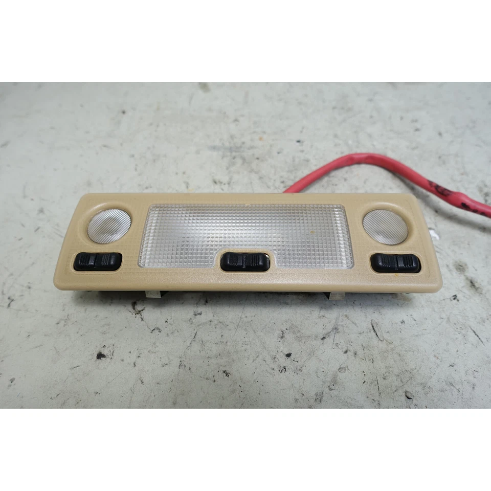 BMW E36 1994-1999 serie 3 techo delantero mapa luz de lectura arena beige fabricante de equipos originales Foto 2 de 4