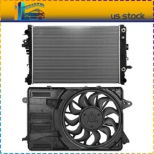For 2016 17-2018 Chevrolet Malibu A/C Aluminum Radiator and Cooling Fan Assembly