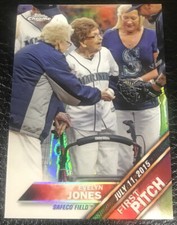2016 Topps Chrome EVELYN JONES First Pitch Refractor Card #FPC-3 Mariners
