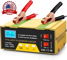 Cargador De Bateria De 24 Voltios Mantenedor De Cargador De Bateria Completa...