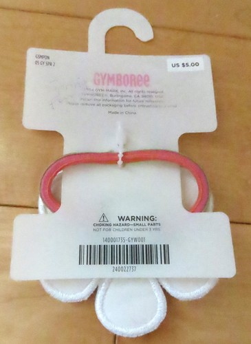 NWT Gymboree SPRING FUN White Flower Ponytail Holder - Picture 2 of 2