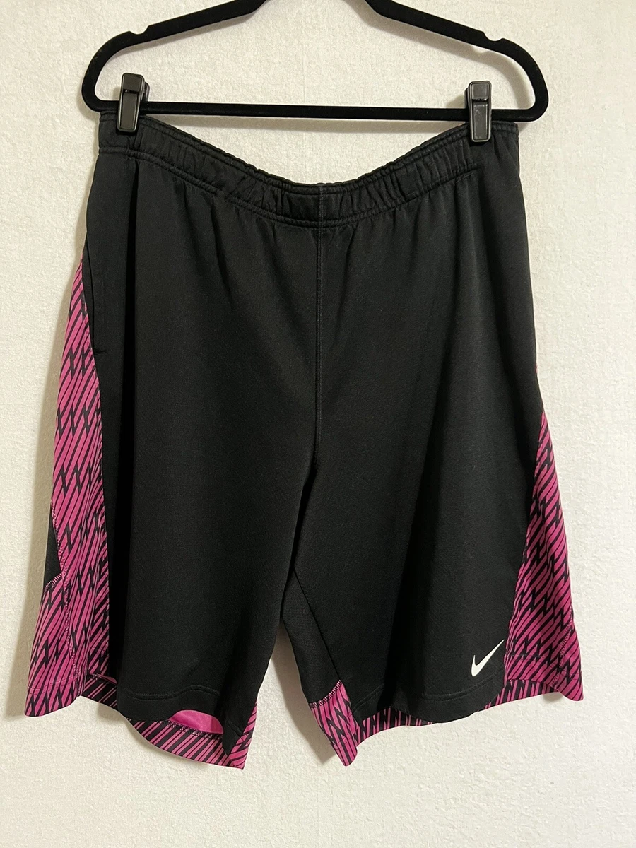 Pink and black nike shorts sale
