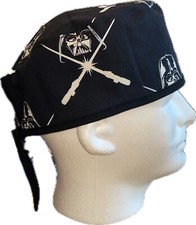 Star Wars Darth Vader Glow Scrub Hat Chemo Cap