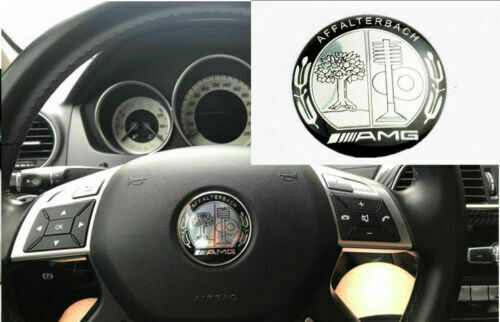 1x STEERING WHEEL BADGE 2.0inch/52mm Emblem Decal w/ Sticker apple tree - Picture 5 of 11