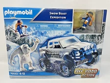 Playmobil Off-Road Action Snow Beast Expedition 55 Piece Building Set - 70532