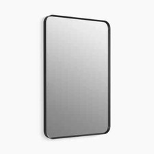 Kohler - Orime 24" x 36" Rectangular Framed Mirror - Matte Black - REC31628-BLL